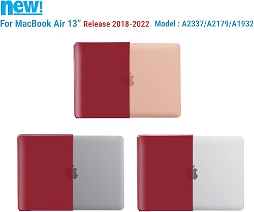 Miniatura 220 de IBENZER - Carcasa rígida para MacBook Air de 13 pulgadas versión 2020, 2019, 2018, A1932, A2179, con funda de teclado para Apple Mac Air 13 Retina