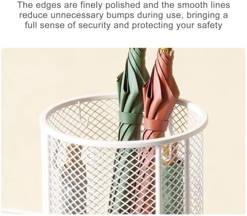 Commercial Metal Umbrella Stand Large Capacity with Base Ideal for Hotels and Businesses Outdoor Canopy Holder Heavy Duty Design for Stability