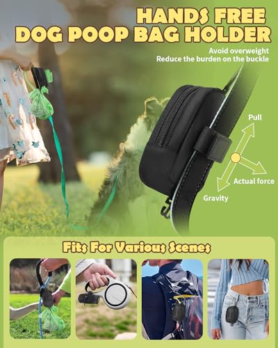 Dog Poop Bag Holder for All Leasheshand Free Doggie Waste Bag Dispenservelcrohookcarabinerdog Poop Bag Dispenser for Leashwide Openingleash Attachment for Dog Walkingpoop Bags Excludedblack  Cucciolini Doodles Dog poop bag holder for all leasheshand free doggie waste bag dispenser velcrohookcarabinerdog poop bag dispenser for leashwide openingleash attachment for dog walkingpoop bags excludedblack   cucciolini doodles