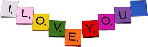 Miniatura 5 de Scrabble Tiles - Juego completo en rosa oscuro, letras de ortografía, juego de mesa de Scrabble ideal para reemplazo de juegos, bodas, manualidades