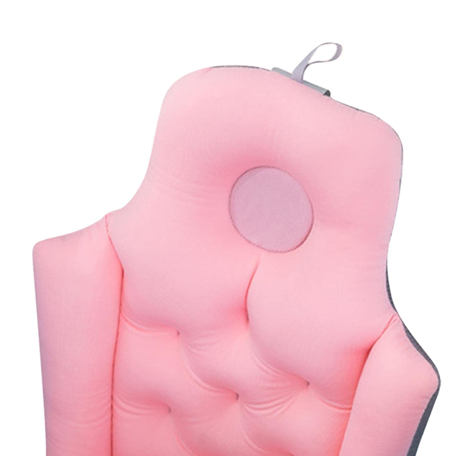 Badewannenkissen Ergonomisches Badepolster Spa Rückenkissen Kopfstütze Wasserdicht Atmungsaktive Mesh Oberfläche für Senioren Wellnessbereich