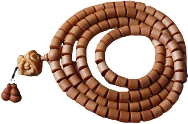 檀香桶珠 DIY醒狮款手链8×8 手链念珠 男女文玩装饰(8×8)