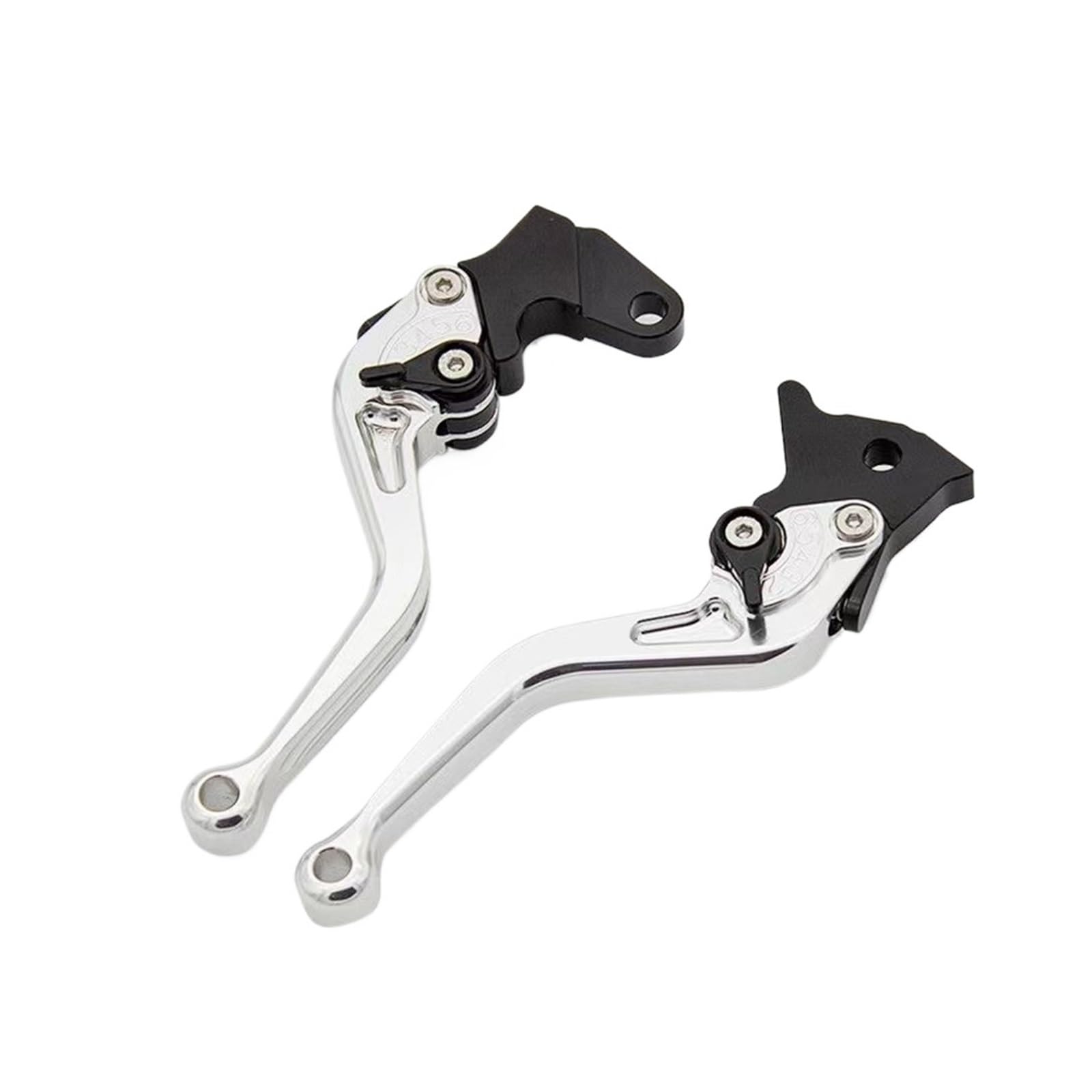 Ktebnwosd Silver 147Mm Cnc Motorcycle Brake Clutch Levers For Ya&Maha R15 V3 2019-2022 Adjustable Aluminum Lever Brake Clutchs Levers