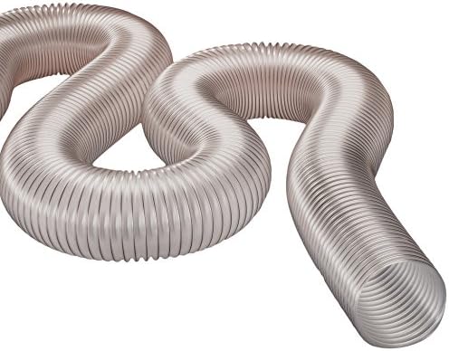 NORRES PROTAPE 301, Antistatic dust collection hose,clear, 5" ID, 25ft