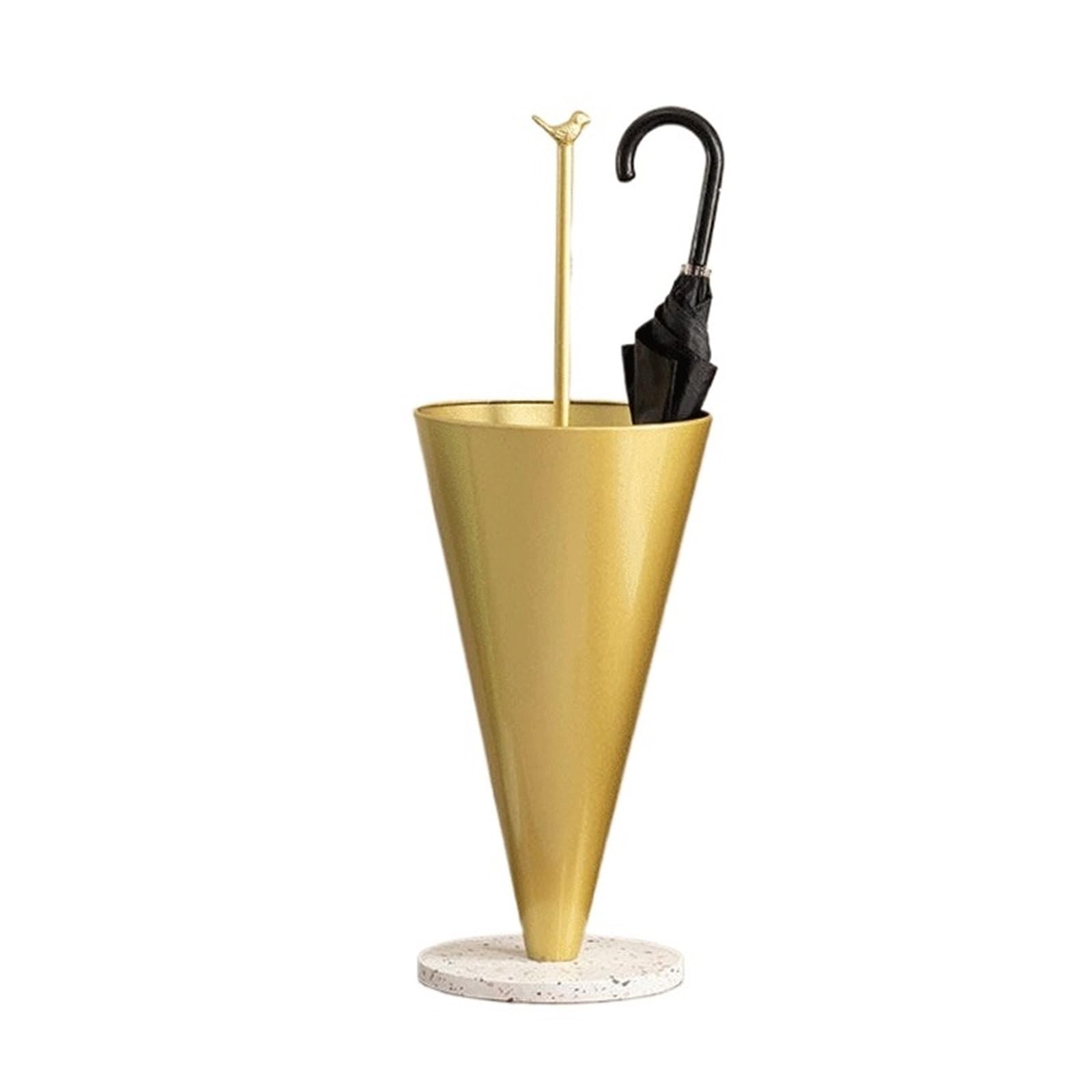 Lizhuzhuzs28 Gold Freestanding Creative Umbrella Stands, For Business And Travel Hotel Lobbies, For Home Use Office(Gold)