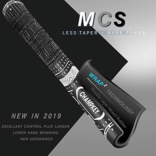 Image of Champkey MCS Golf Grips Set of 13 (5 Oz Solvent,Blade,15 Tapes & Vise Clamp Available)-Choose Between 13 Grips & All Repair Kits and 13 Grips & 15 Tapes