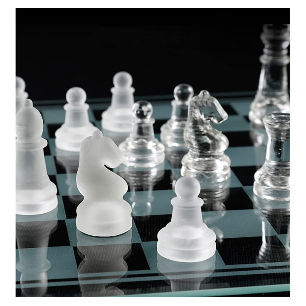 ZAW Scacchi Set di Scacchi Speciali for Giochi di Fascia Alta, Ornamenti di Cristallo di Scacchi Regalo Regalo for Studenti, Amanti degli Scacchi e Adulti Chess (Dimensione : 25CM)