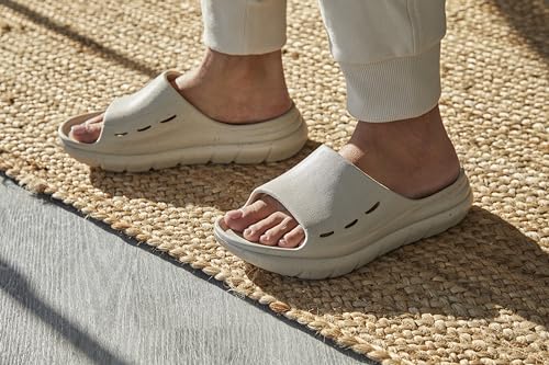 Dearfoams Men's Eva Lightweight Regrind Pillow Slide Sandal2