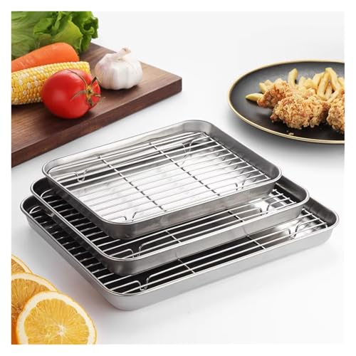 Plateau de barbecue 316 multifonction avec support de refroidissement de gâteaux
