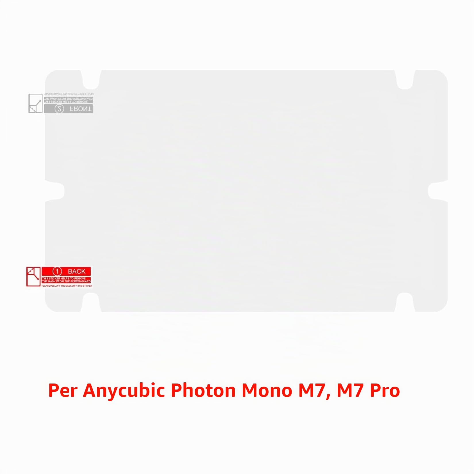 KOYOFEI 5PCS Pellicola Protettiva per Schermo Anycubic Photon Mono M7 Pro, Proteggi Schermo per Stampanti 3D LCD Resina