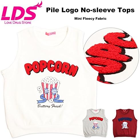 Amazon Co Jp パイルロゴノースリーブスウェットtops 全3色 イラスト 刺繍 フリー グレー スポーツ アウトドア