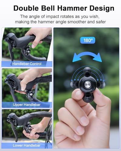 EQIIO 100dB Swivel Bike Bell