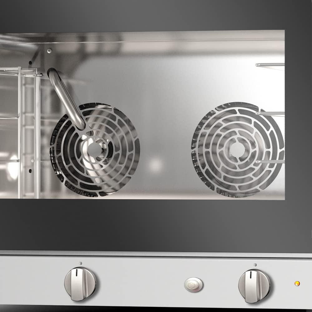 MBH - Horno para Pan Profesional 4 bandejas 60x40. Horno industrial para panadería y pastelería - MADE IN ITALY