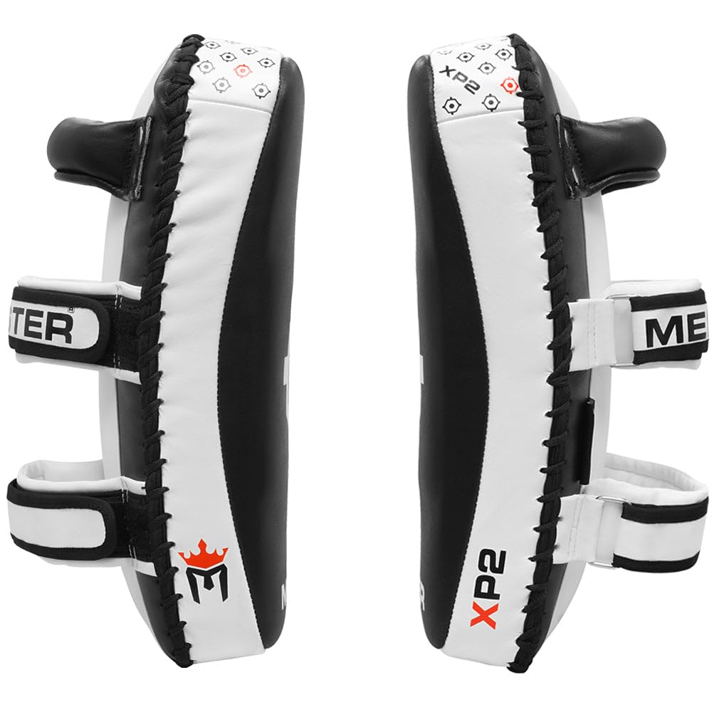 Meister XP2 Paos Thaï Professionnels Courbés pour Kickboxing & MMA - Cuir de Vache Extra-Épais