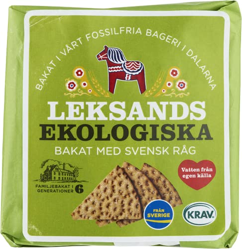 Leksands EKO Trekant - Juego de 2 ovillos de lana (180 g), color rojo