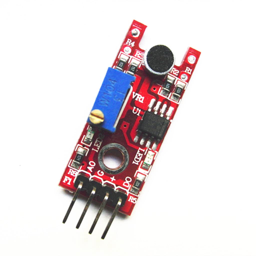 BNF®Red High Sensitivity Sound Microphone Sensor Detection Module Board for Arduino|Electronic Components |Package Includes:1 Piece High Sensitivity Sound Microphone Sensor Detection Module-image-27