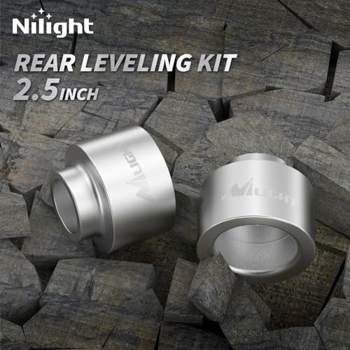 Image of Nilight 2.5inch Rear Leveling Kit for 2009-2023 Ram 1500 /2000-2020 Tahoe Suburban Yukon 1500 /2002-2013 Avalanche 1500 2WD 4WD 2007 2008 2009 2010 2011 2012 2013 Rear Raise Suspension Strut Spacers