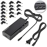 90w Universal Laptop Charger, Computer Charger with 3 USB Ports 16 Tips Ac Power Adapter for Hp Compaq Dell Acer Asus Lenovo IBM Toshiba Samsung Sony Fujitsu Gateway Notebook Ultrabook