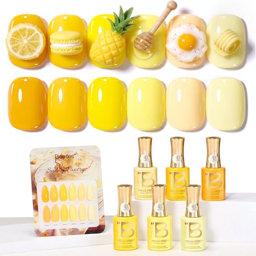 Beetles Yellow Gel Polish Set - Sunny Pantry