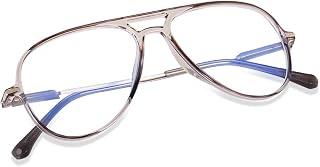 Peter Jones Unisex Aviator Blue light blocking Computer/Gaming Glasses (AG2810) Price In India
