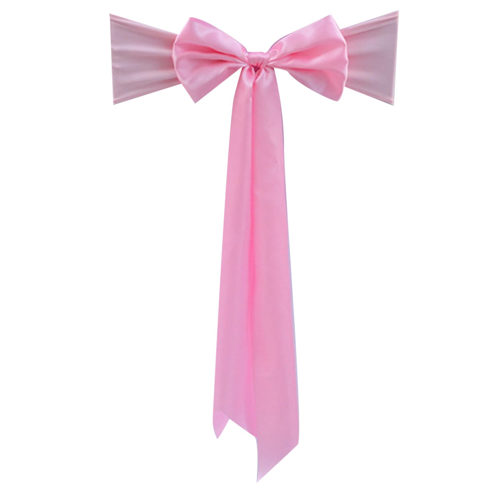 Tsophreniq Chair Back Cover Ribbons with Extended Tail Ribbon for Wedding Enhances Event Space Decoration Styling