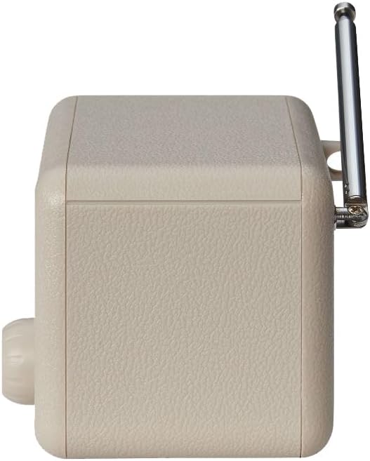 Crosley CR1121A-PB Cooper Retro AM/FM Radio, Portable Bluetooth Speaker with Aux Input and LED Display, Pebble