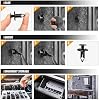 GOOACC 240PCS Clips de Retención para Paragolpes Remaches de Plástico para Auto Sujetadores Kit de Remaches de Empuje 12 Tamaños Populares Auto Push Pin Rivets Set -Clips de Panel de Puerta Molduras para GM Ford Toyota Honda Chrysler 8