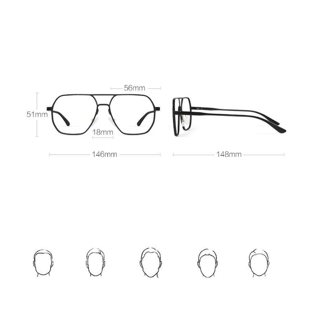 Meng Gafas Anti Luz Azul, Gafas De Computadora Fotocromáticas Progresivas con Protección UV, Gafas Antideslumbrantes para Juegos