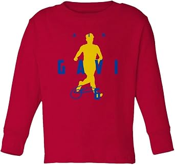 Nena & Nene Star Player Tribute Tee - Air GAVI 6 Soccer Fans Toddler Long Sleeve T-Shirt