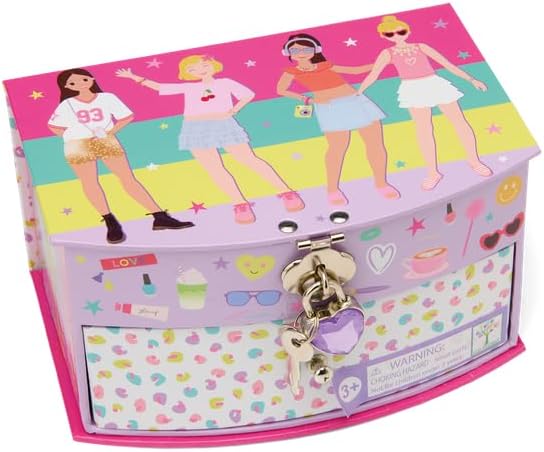 Floss & Rock Fashion Friends Jewelry Box, 6.1-Inch
