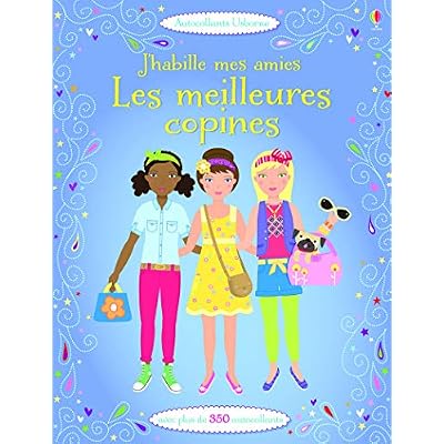 J'habille mes amies - Meilleures copines - Autocollants Usborne