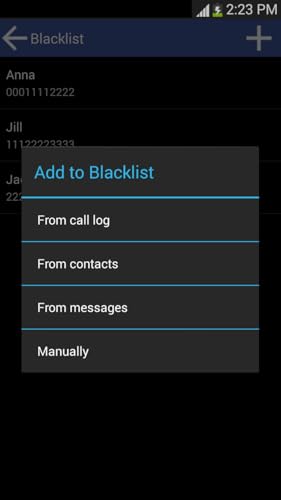 Blacklist Call Blocker