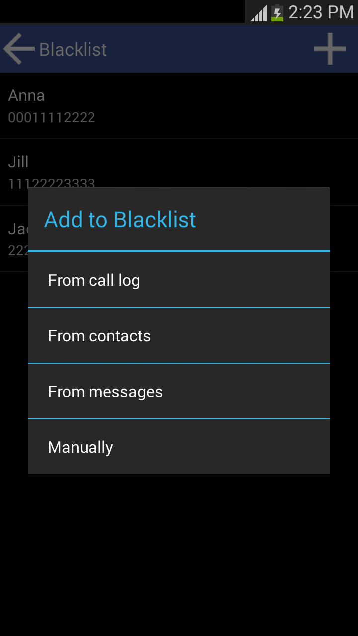 Blacklist Call Blocker App on Amazon Appstore