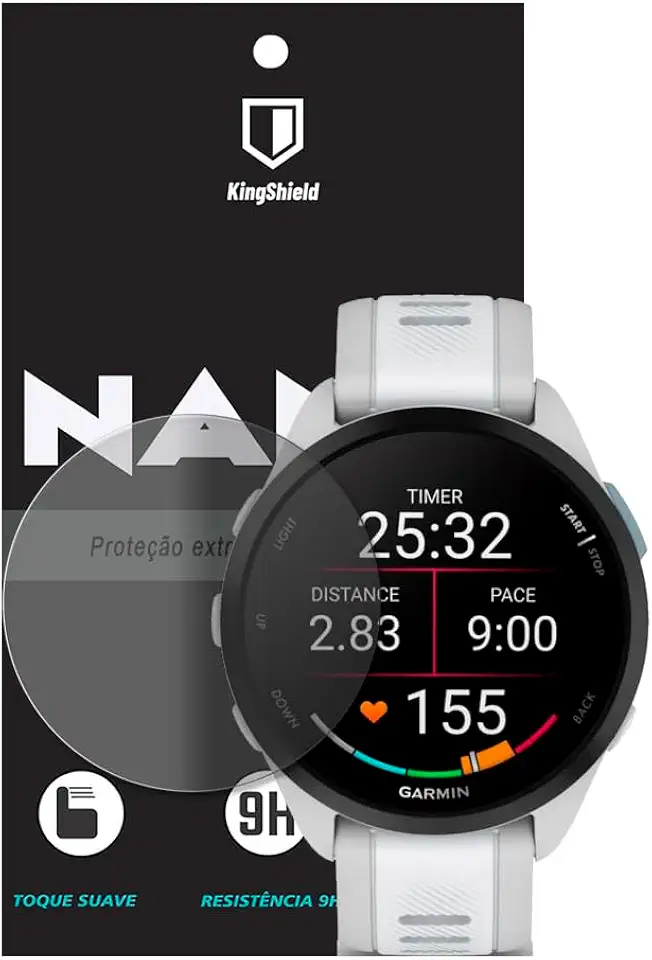 Película Para Garmin Forerunner 165 Kingshield Nano Vidro