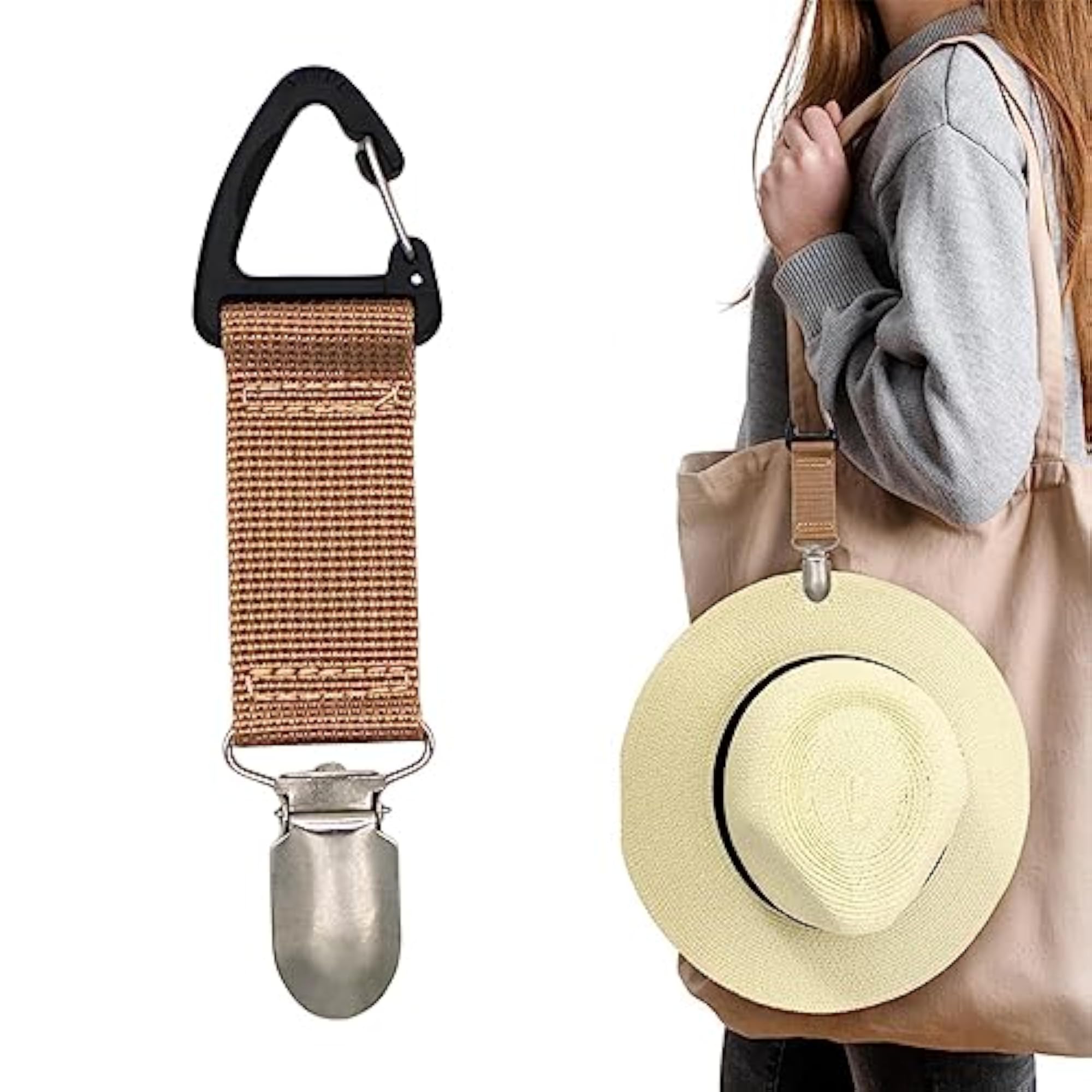 Hat Clip for Free, Duckbill Clip for Handbag Luggage