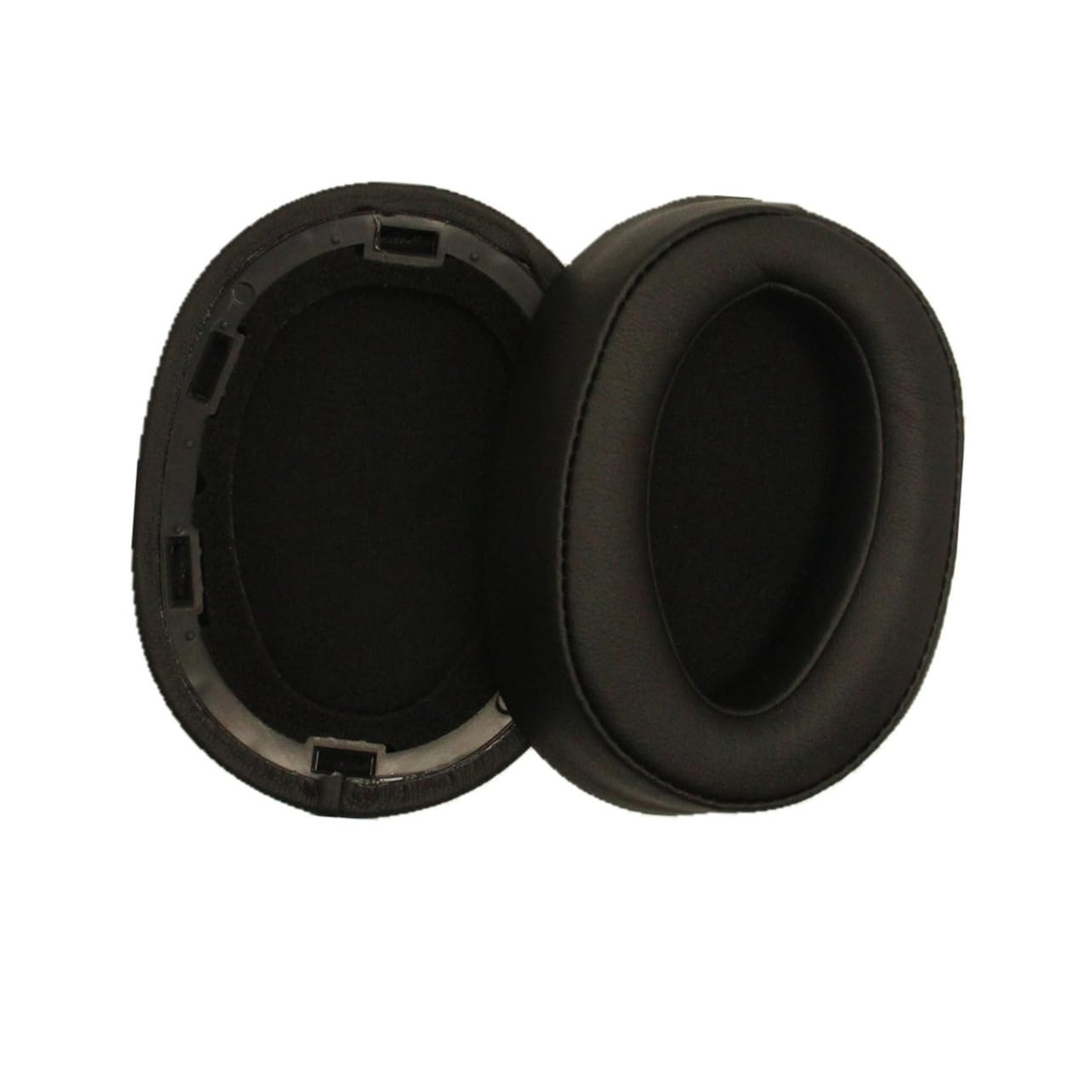 Housoutil 3 Paia auricolari di ricambio Cuscino auricolare di ricambio accessori per cuffie cuscino per cuscinetti auricolari cuscinetto auricolare in pelle Black