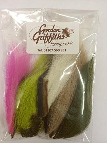 Gordon Griffiths Mixed Bucktail Pieces - 6 pieces per pack - Saltwater Pack