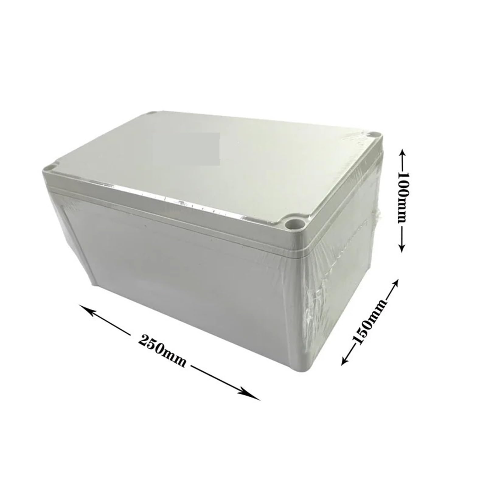 Wasserdichte Anschlussdose 250 x 150 x 100 mm wasserdichtes Gehäuse for den Außenbereich, Kunststoffbox, elektronisches Gehäuse, wasserdichte Anschlussdose for Elektronik