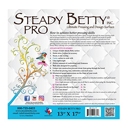 Steady Betty Pro Pressing and Design Surface 33.02 cm x 44.18 cm miniatura 1