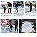 25X45ft 6 Mil Clear Ice Rink Liner – Heavy-Duty Backyard Ice Skating Rink Sheet, Leak-Proof & Tear-Resistant Plastic Liner for DIY Winter Family Skating Training or Hockey Practice