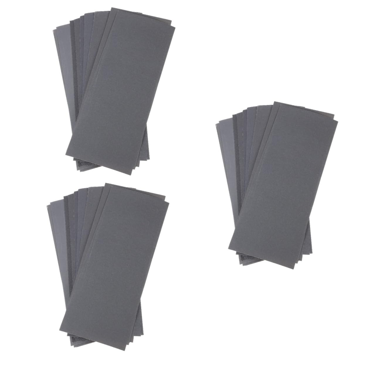 3 Set Carta Vetrata Impermeabile Inchiostro Goffrato Bloccare Timbro A Secco Missione Tuta Liquida Sacchetti Di Carta Trasparenti Decorazione Sospesa Iridescente Grey 12 Fogli*3