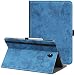 Produktbild ZtotopCase Hülle für Samsung Galaxy Tab S4 10.5 2018,Leichte Ultra Leder Hülle Cover mit Standfunktion und Auto Sleep / Wake,Kartensteckplätze,Samsung Tablet S4 10,5 zoll SM T830N /T835N,Blau meliert