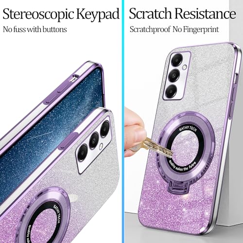 Coque Samsung A36 5G antichoc transparente silicone avec bague de support