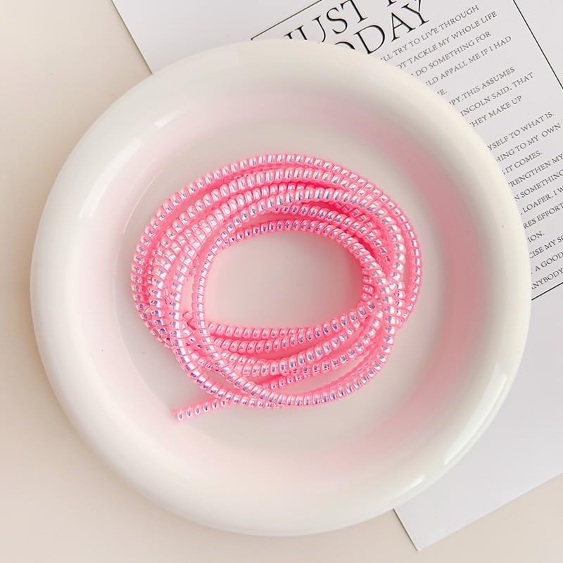 Cable Protector, 1.55M Spiral Data Cable Protective Sleeve, Flexible Cable Wire Protector, Cable Sleeves for Phone Charge Cable, USB Data Cable Accessories, 3Pcs