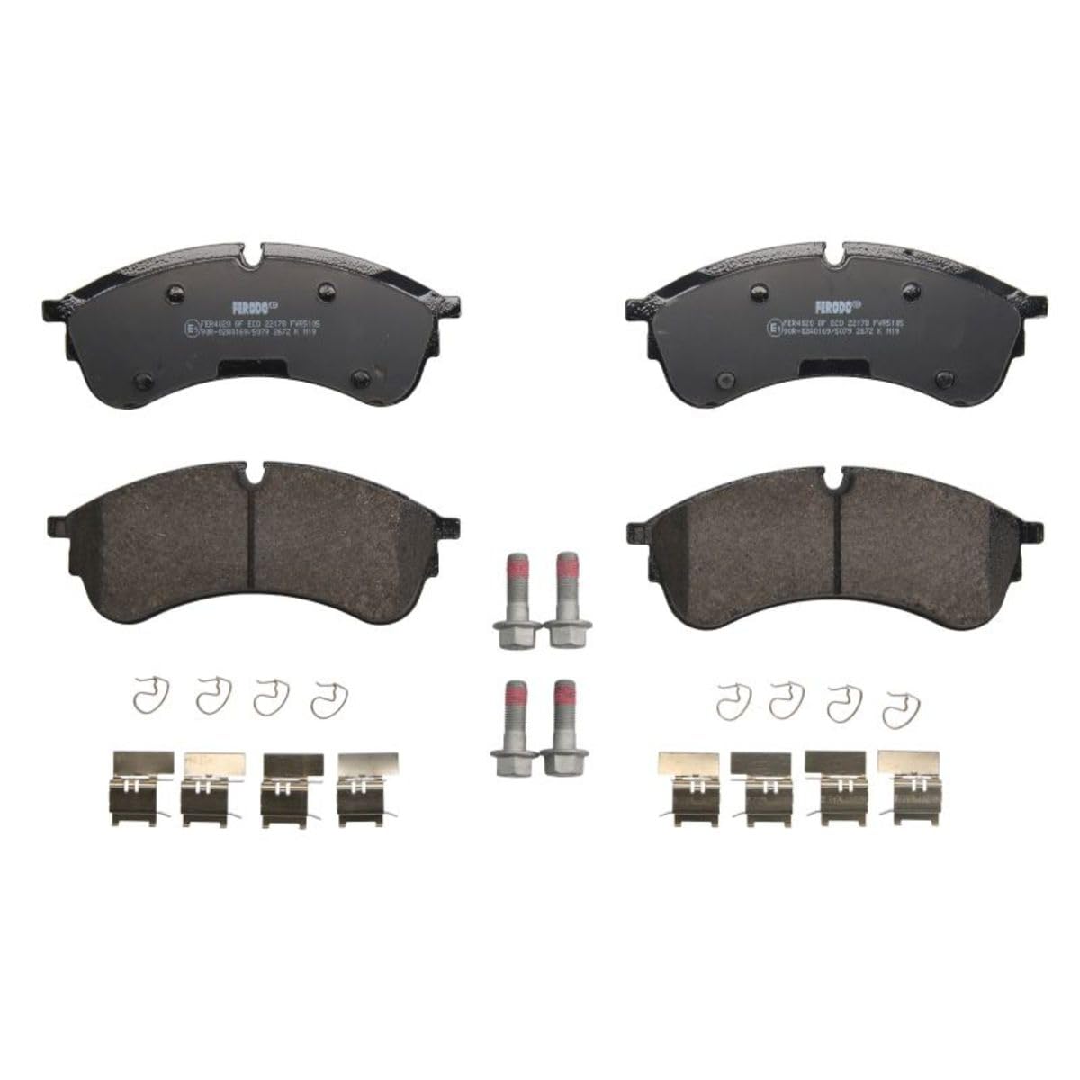 FERODO BRAKE PADS | FVR5105 | FRONT | FOR MAN TGE BUS 2017- | OE-MATCHING QUALITY | ECO-FRICTION FUSE+ TECHNOLOGY