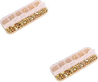 NOLITOY 2 cajas de calcomanías de manicura co...