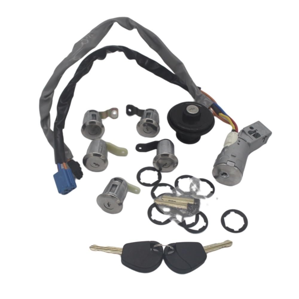 Zhjlut One Color Car Lock Cylinder Al208 4162Cf 4162.Cf Compatible With Peugeot For Expert 2002-2008 Car Lock Set Ignition Lock With Keys(Lock Set)