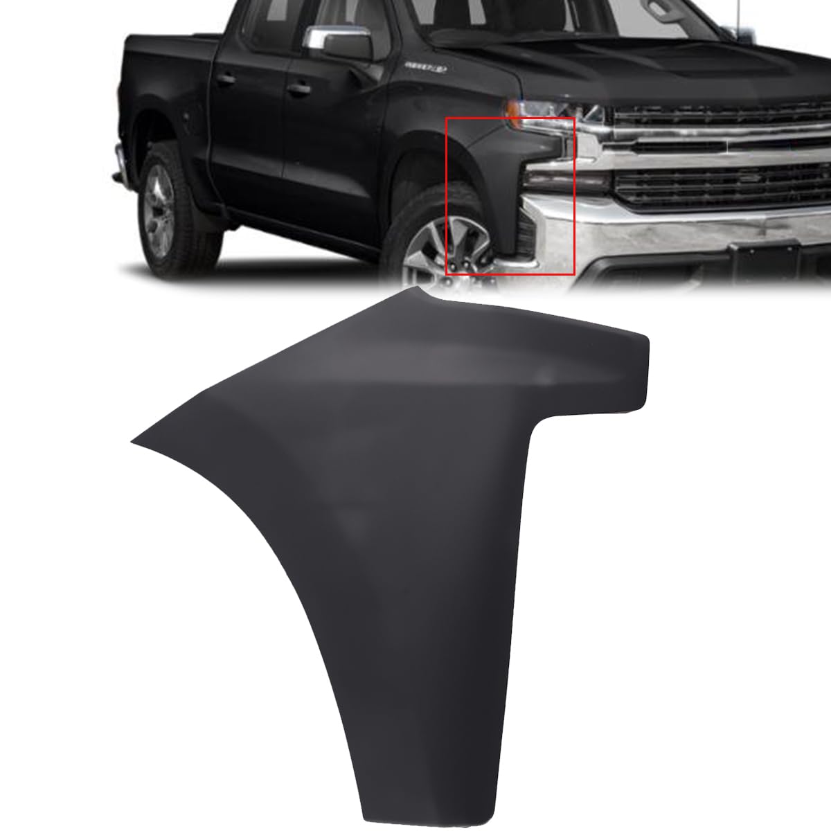 Amazon.com: KARPAL Front Bumper Outer Filler Panel Passenger Side