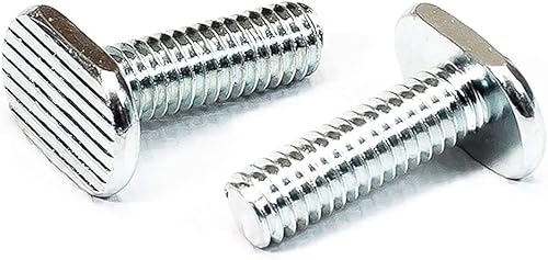 Miniatura 18 de POWERTEC Paquete de 20 pernos de riel en T de 5/16"-18 para pista en T, pernos de ranura en T de 1-1/2 pulgadas de largo para pista en T universal