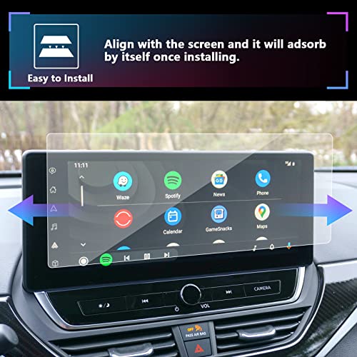 SXCY for 2023-2025 2026 Nissan Altima Tempered Glass Screen Protector for 2024 2025 2026 Altima Accessories (SL/SR VC-Turbo) Display Navigation Screen Protector by SXCY - Image 5